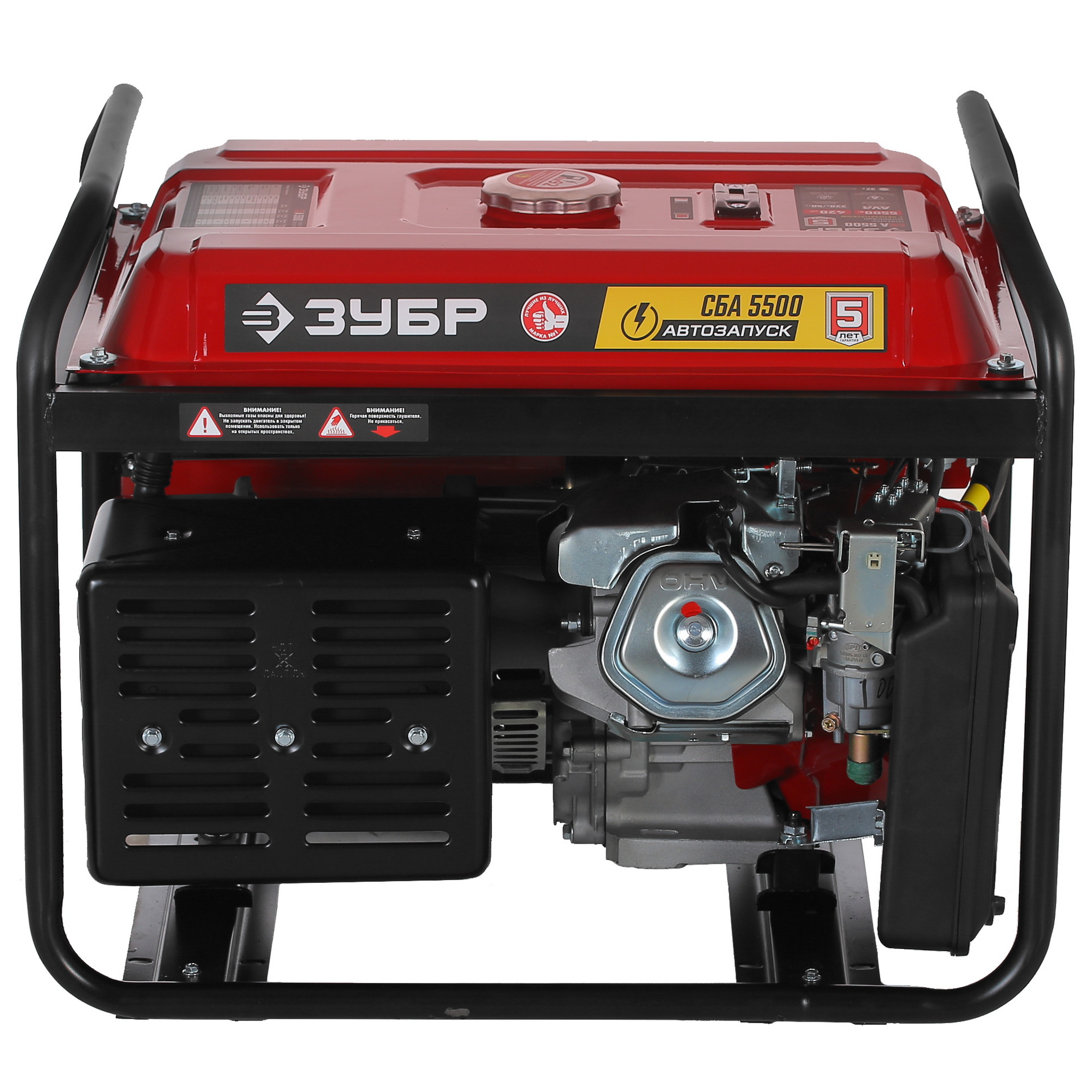 Электрогенератор   бензиновый Зубр СБА-5500 5307665 STDN-0024464 - Вид №7