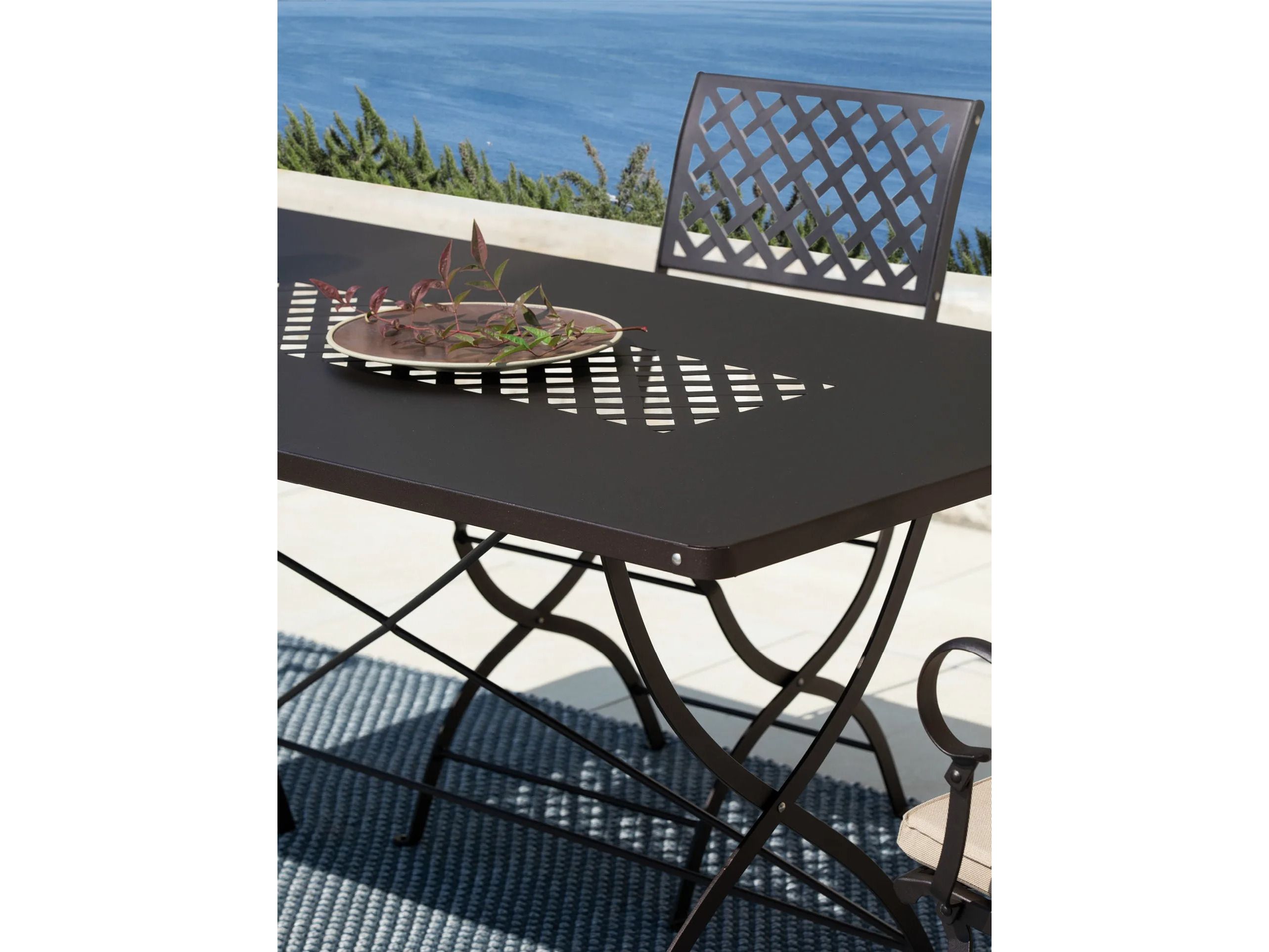 Металлический складной садовый стул Vermobil Springtime ARCH-00106948 - Вид №5