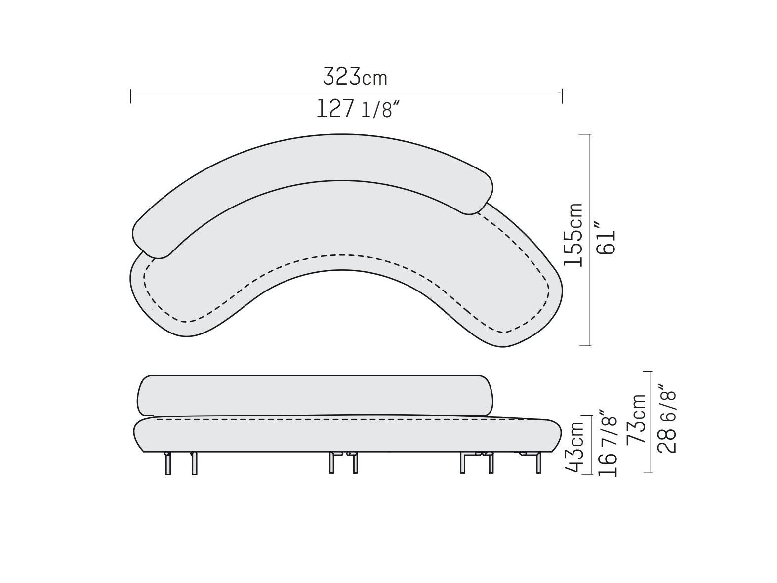 Изогнутый диван из ткани Piet Boon ELLA living ARCH-00129539 - Вид №2