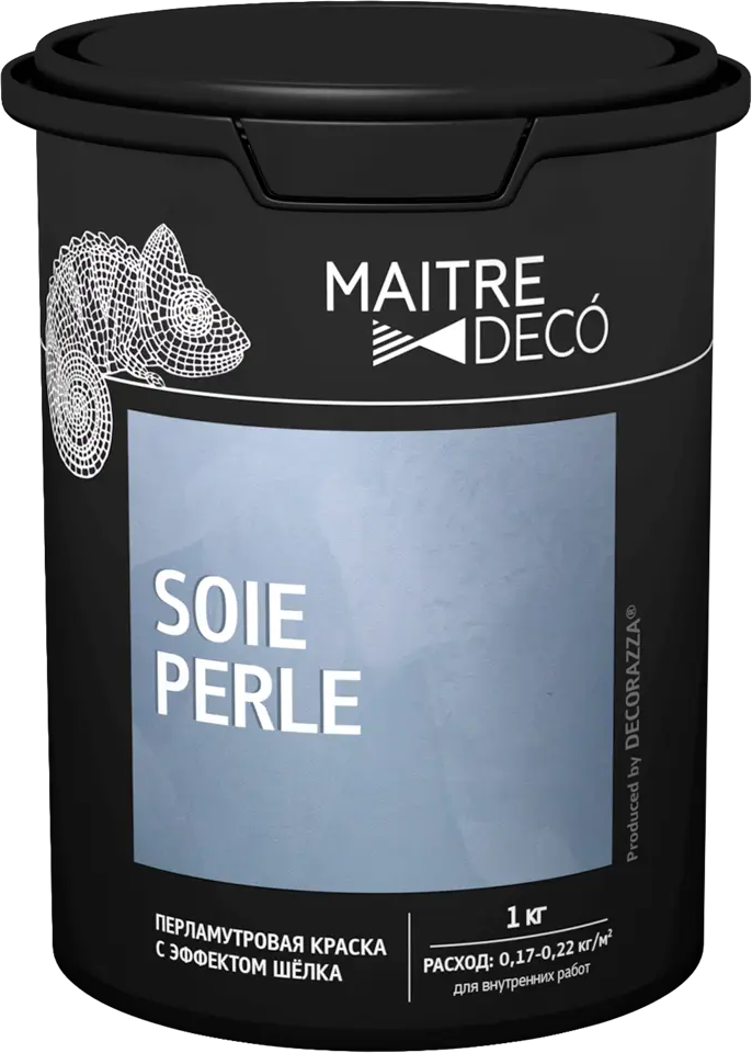 MAITRE DECO Soie Perle - декоративная краска с шелковым эффектом, серо-бежевый 89149806
