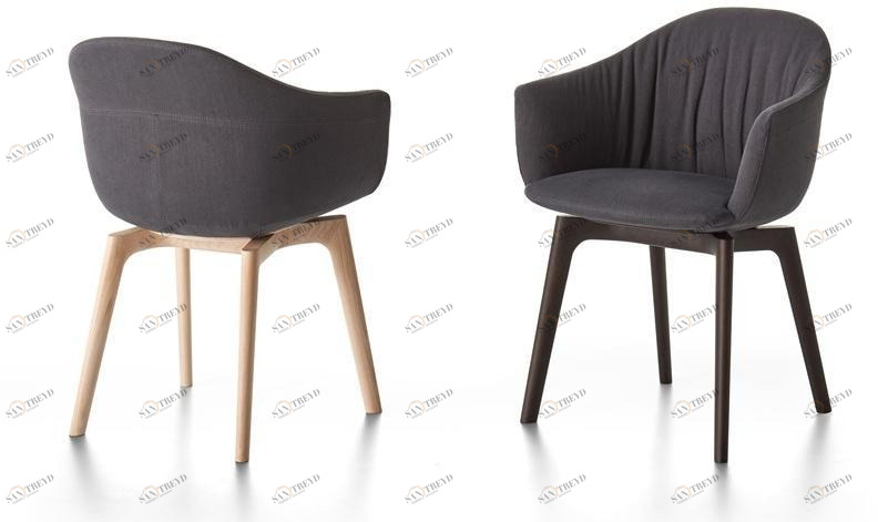 MDF Italia Кресло со съемным чехлом из ткани sun-id-1364253