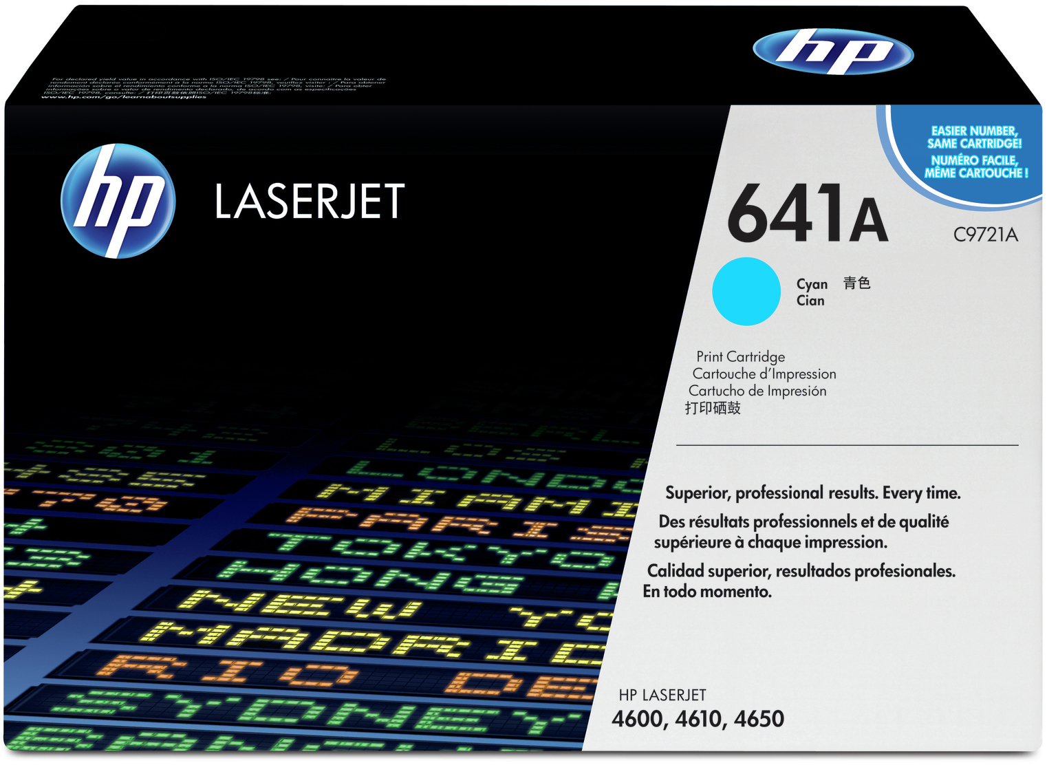 C9721A color laserjet cyan print cartridge HP Santreyd 