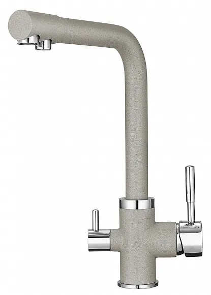 2015, БАЗАЛЬТ, СМЕСИТЕЛЬ КУХОННЫЙ GRANULA 2015-ST136 - Вид №1