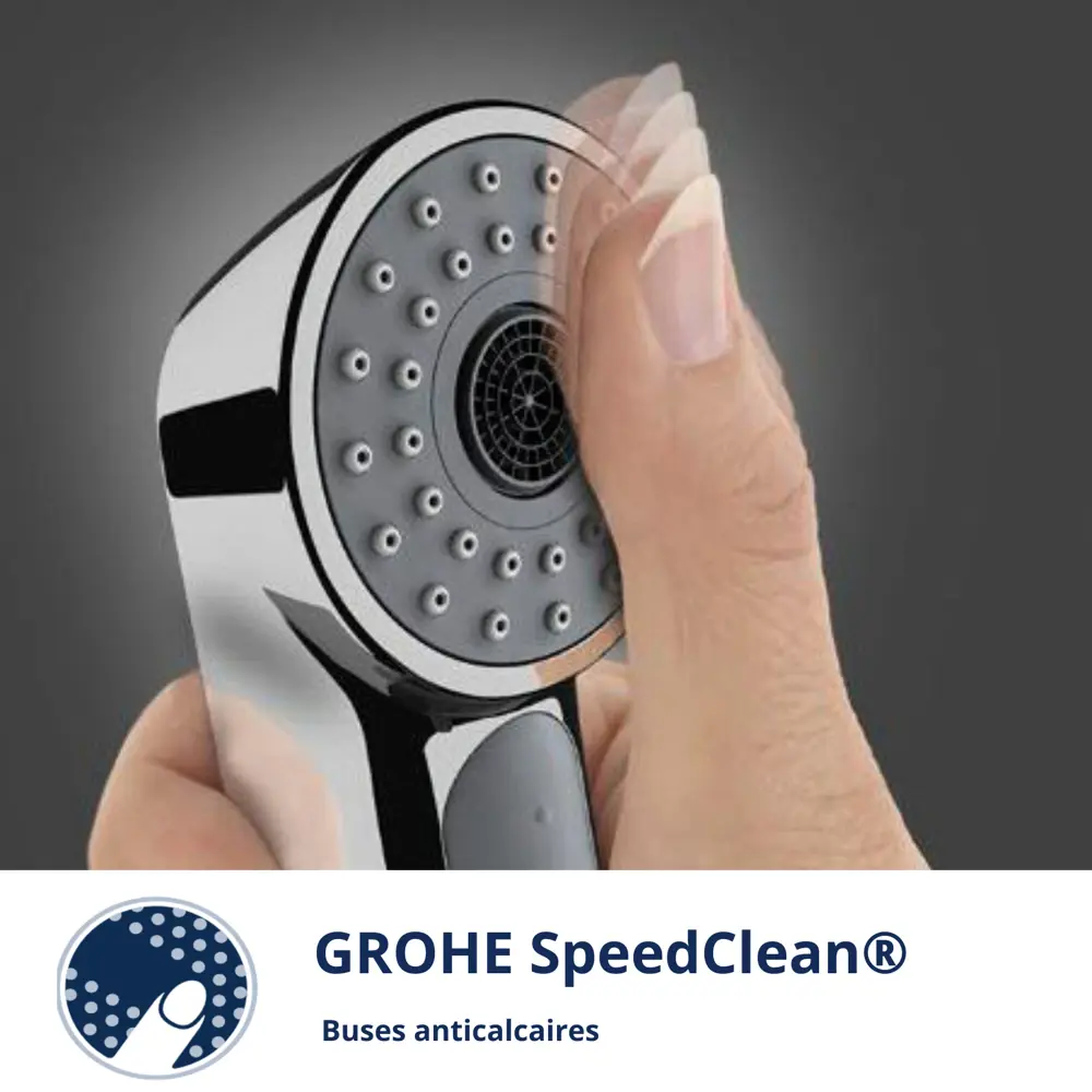 Душевая стойка Grohe Vitalio Start Clova 2 режима с термостатом 82559325 STLM-2188499  - Вид №8