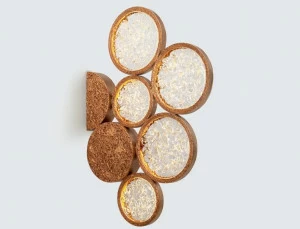 Serip Бронзовый светодиодный настенный светильник ручной работы Luna Ap1465