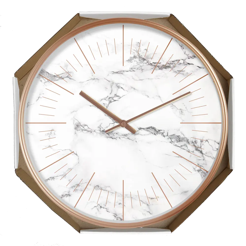 Часы настенные Troykatime круглые пластик цвет золотистый бесшумные ø30 см NEO-CLASSIC STLM-2055416 - Вид №3