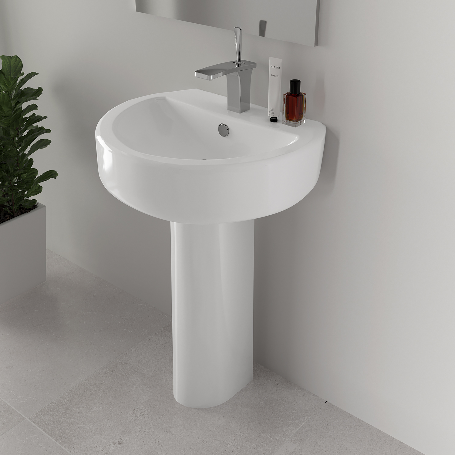 Пьедестальный умывальник Best SANITA LUXE BSTSLWB01