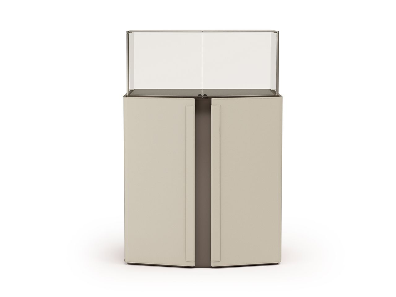 Шкаф / витрина с кожаной обивкой Turri ARCH-00050020 - Вид №3