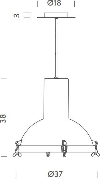 NEMO Регулируемый светодиодный подвесной светильник из алюминия Projecteur sun-id-1475845 - Вид №5
