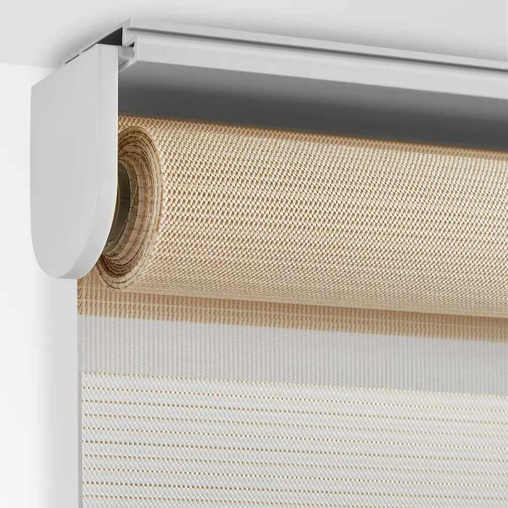 Штора рулонная день-ночь Порто 40x160 см бежево-молочная MIAMOZA STLM-2063807 - Вид №3