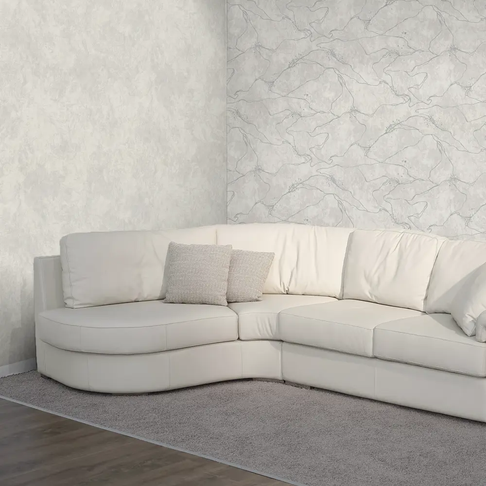 Обои флизелиновые Московская обойная фабрика Кинцуги Рио серые 1.06 м 4209-5 STLM-2059961 - Вид №3