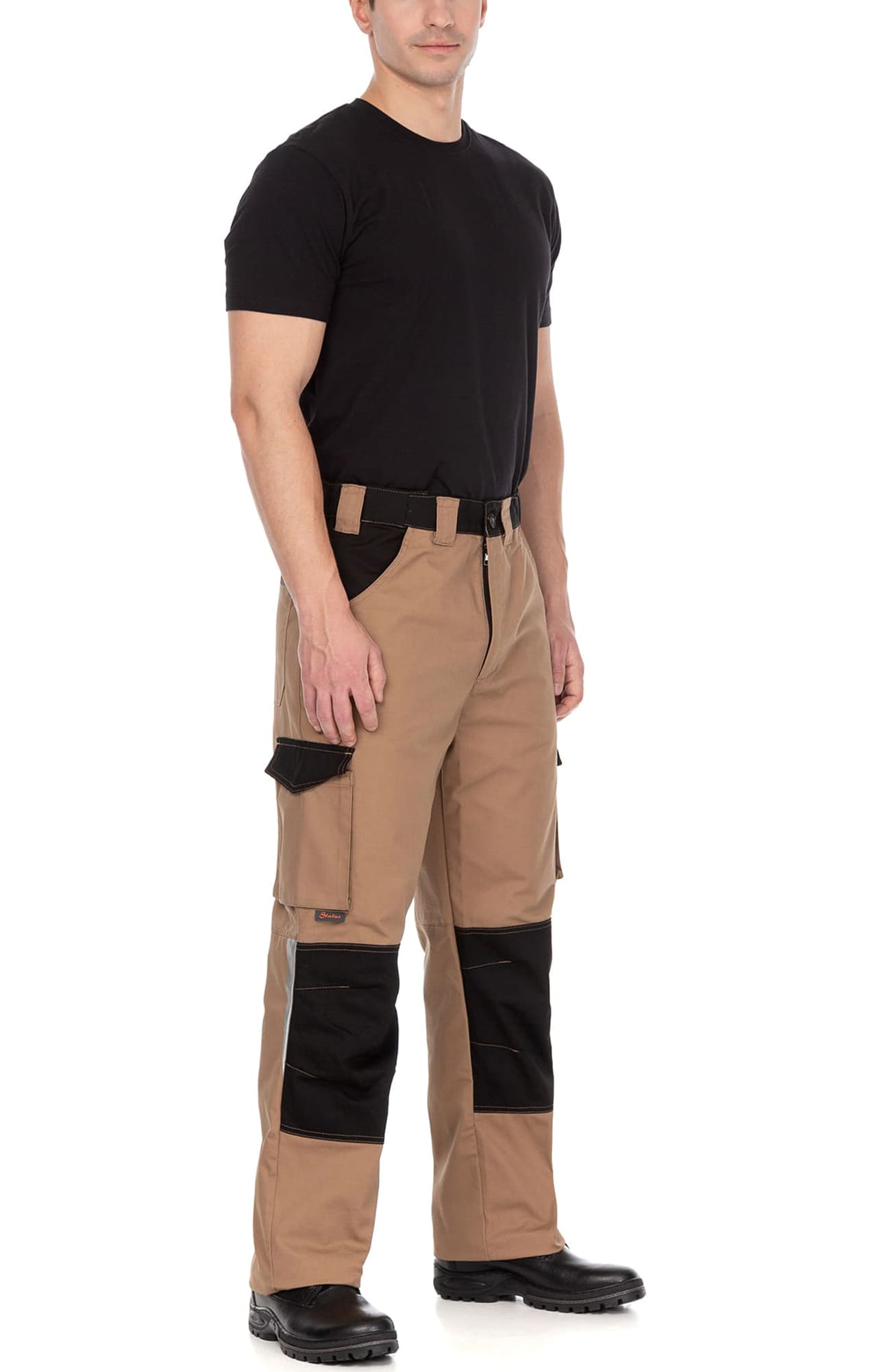 70069 Костюм  NEW бежевый с черным STATUS  Летняя спецодежда  размер 56-58/182-188  - Вид №10