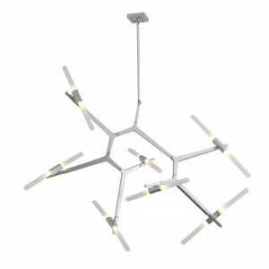 Подвесная люстра ST Luce Laconicita SL947.102.14 белая ST LUCE ДИЗАЙНЕРСКИЕ, LACONICITA 220625 Белый