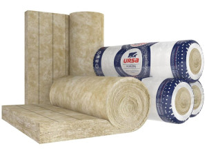 Водоотталкивающая рулонная панель из минеральной ваты для термоакустической изоляции