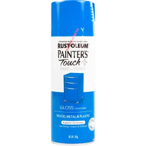 Краска аэрозольная Paint Touch глянцевая цвет голубой 340 г 13366853 STLM-2199330