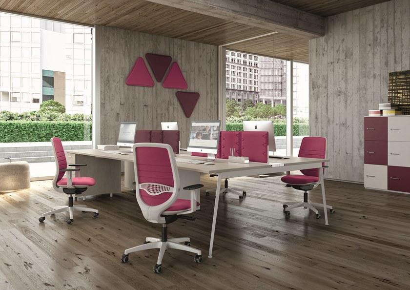 Quadrifoglio Поворотный офисный стул из сетки Okay sun-id-1438264 - Вид №11