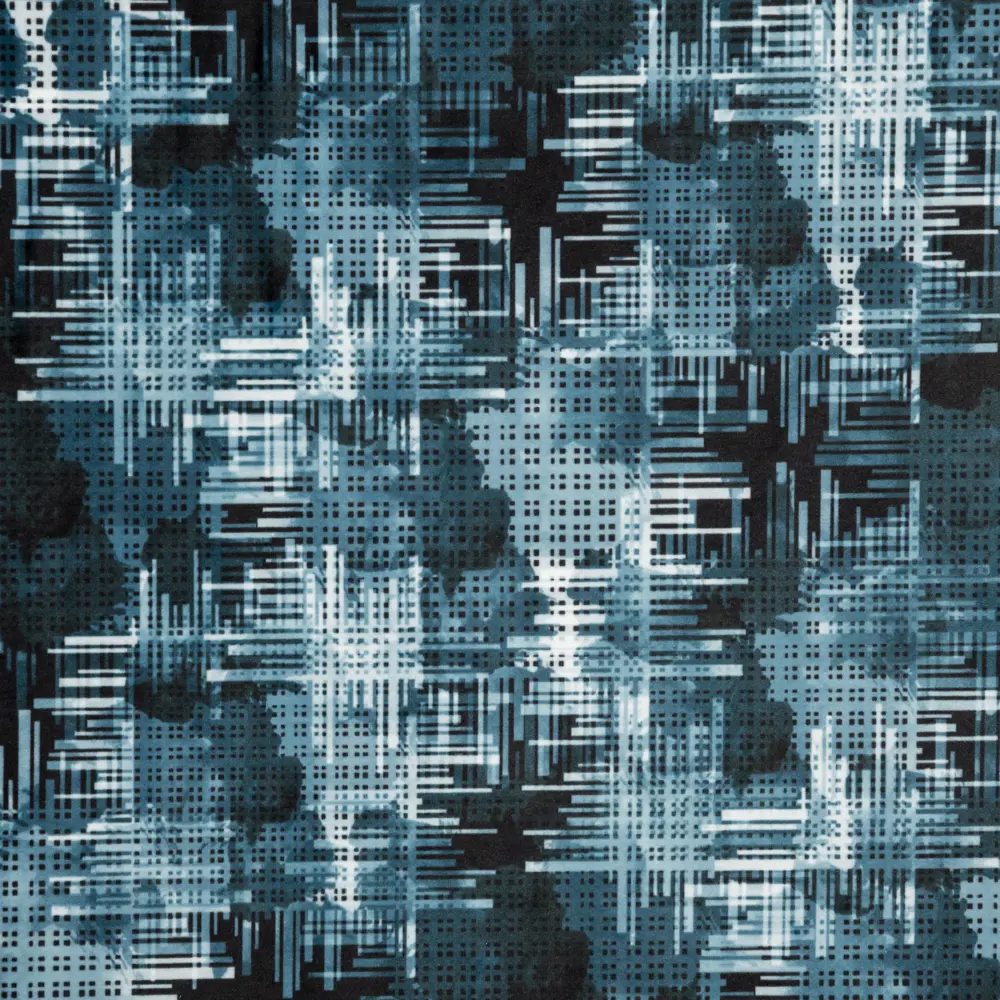 Штора на ленте «Космос» 200x280 см цвет синий GARDEN STLM-2111701 - Вид №1