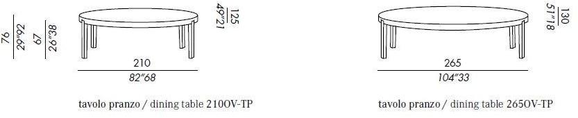Meridiani Раздвижной обеденный стол из дерева sun-id-1396462 - Вид №1