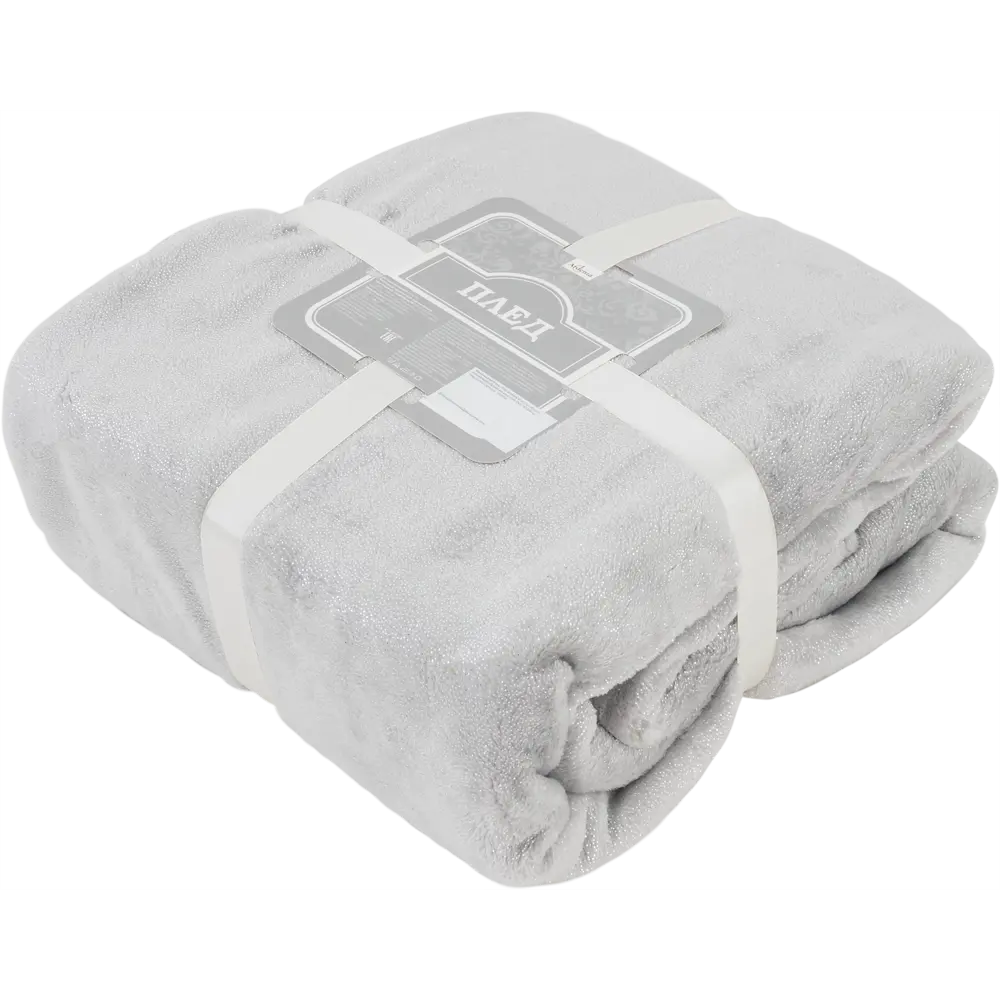 Плед Kirat Chuli 180х200 см фланель цвет серый Santreyd Подиум STLM-2053013