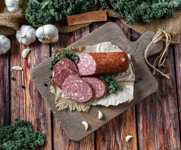 5532 Сервелат "Деревенский" Вкусляндия 