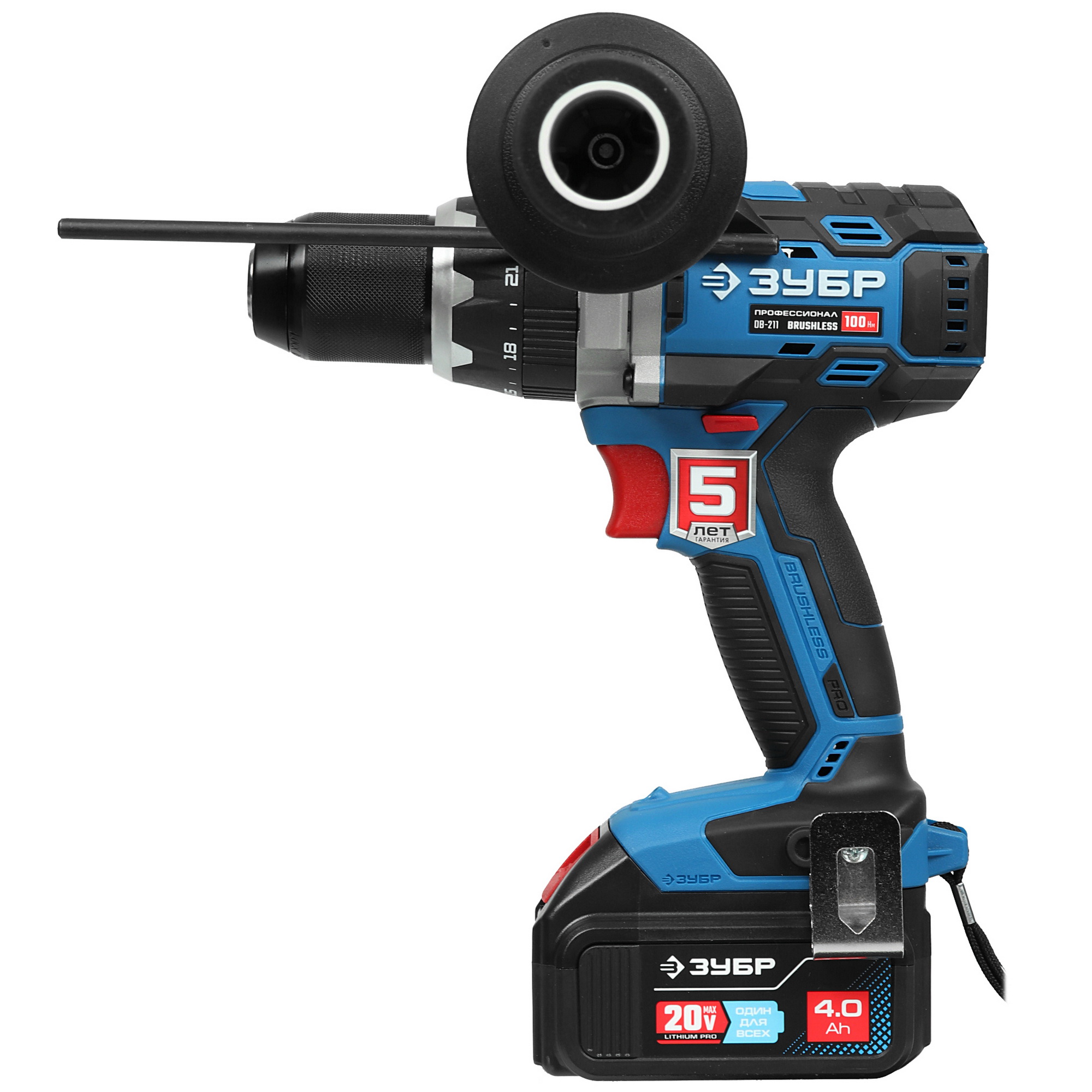 Дрель-шуруповерт Зубр DB-211-42 20V MAX LITHIUM PRO 5451688 STDN-0102462