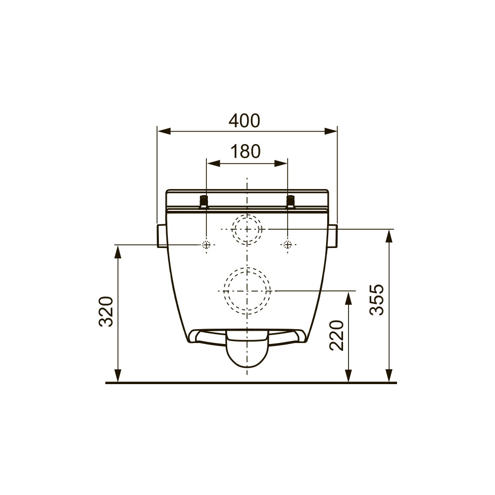 K440200.WC2 Комплекты из инсталляций, панелей смыва и унитазов one Tece  - Вид №6