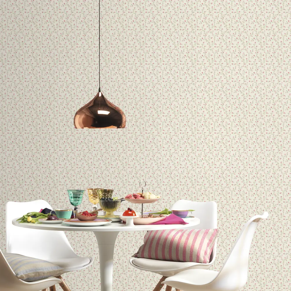 Обои флизелиновые Rasch Lazy Sunday бежевые 0.53 м 400908 STLM-2194461 - Вид №3