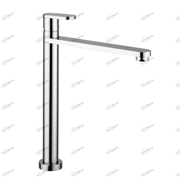 Латунь. 345. Смеситель для кухонной мойки. Quadrodesign Brass