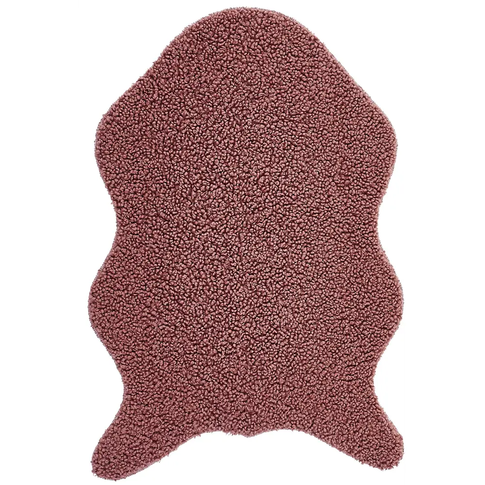 Ковер-шкура Teddy 60x90 см полиэстер цвет красная Santreyd STLM-2023123 - Вид №1