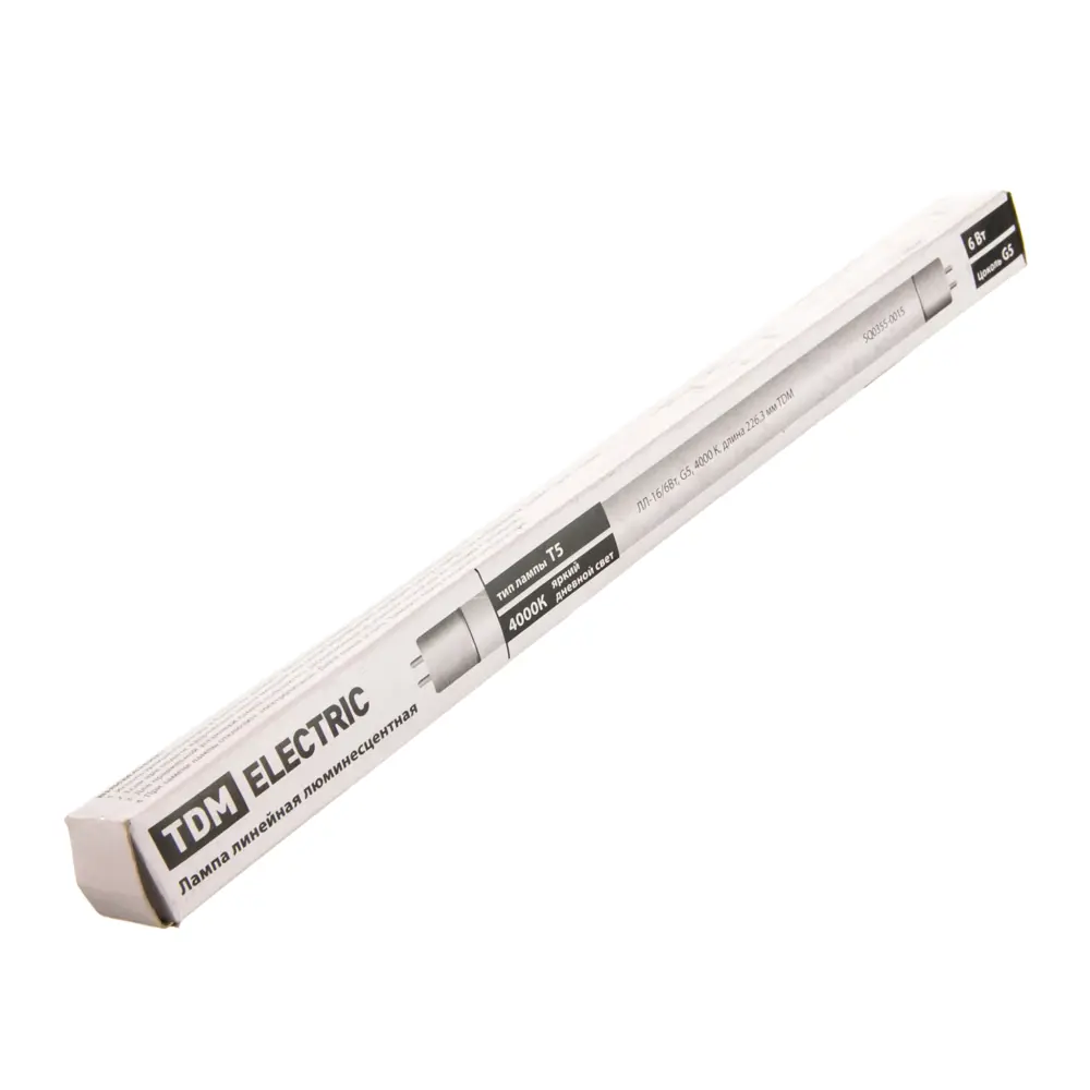 Лампа люминесцентная TDM T5 226 мм 6 Вт свет дневной TDM ELECTRIC STLM-2145739 - Вид №2