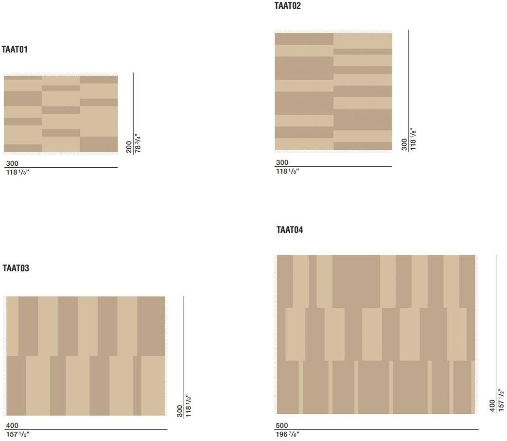 Molteni & C. Прямоугольный коврик из пеньки sun-id-1452796 - Вид №2