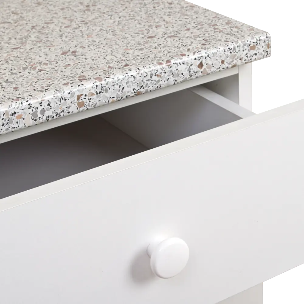 Шкаф напольный Бэлла 40x85x60 см ЛДСП цвет белый Santreyd STLM-2179699 - Вид №6