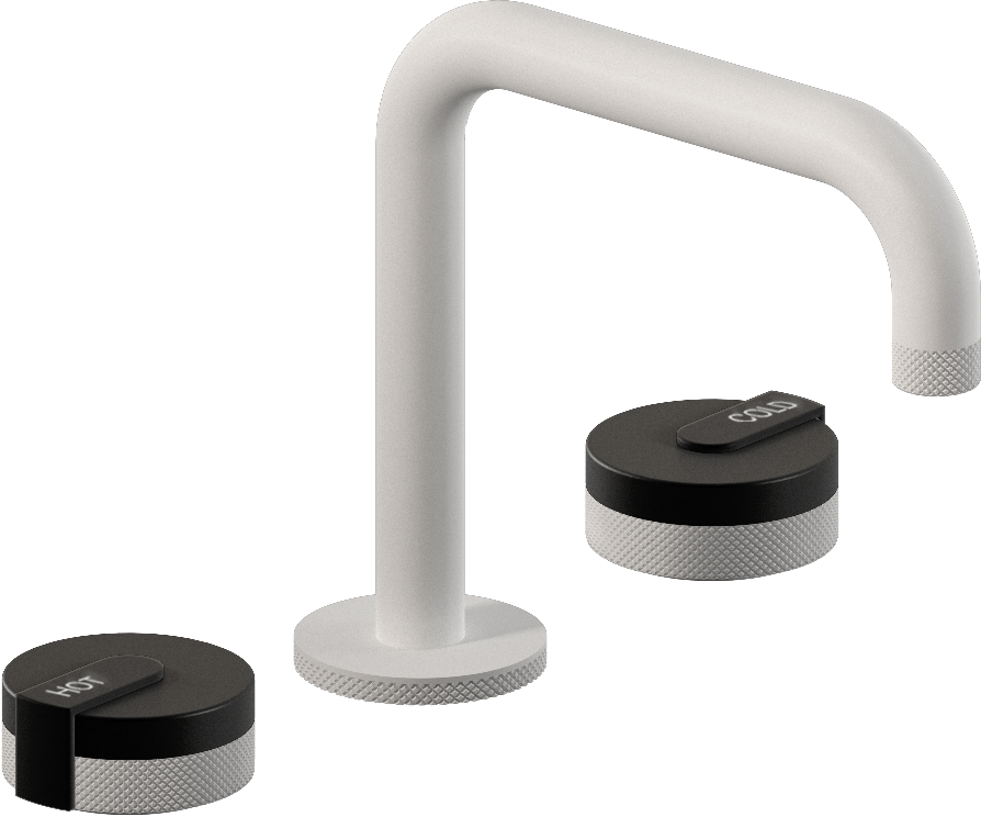 E-11511-R1MBK-L1MBK-WT Смеситель для умывальника на 3 отвертия GRAFF MOD+