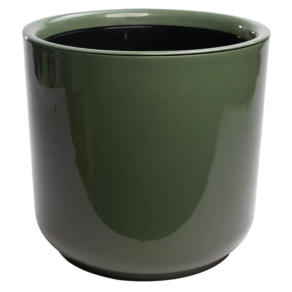 Кашпо Evergreen Design Дельта 28x30x30 см v17.3 л пластик нефрит 89452954 STLM-2142832