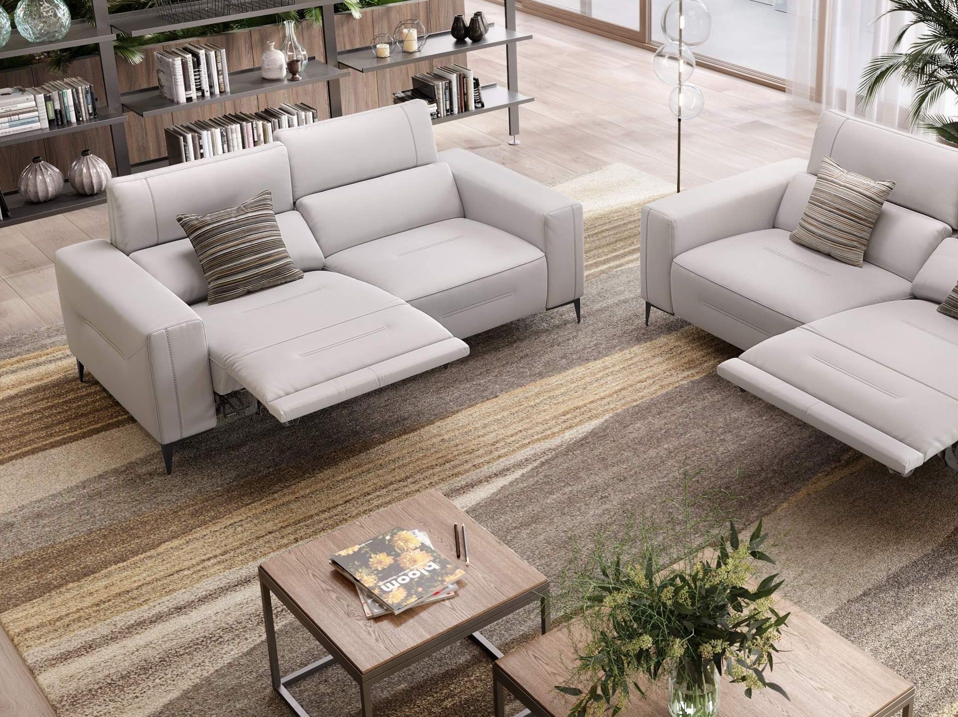 2-местный кожаный диван Sofanella Teramo ARCH-00109662 - Вид №8