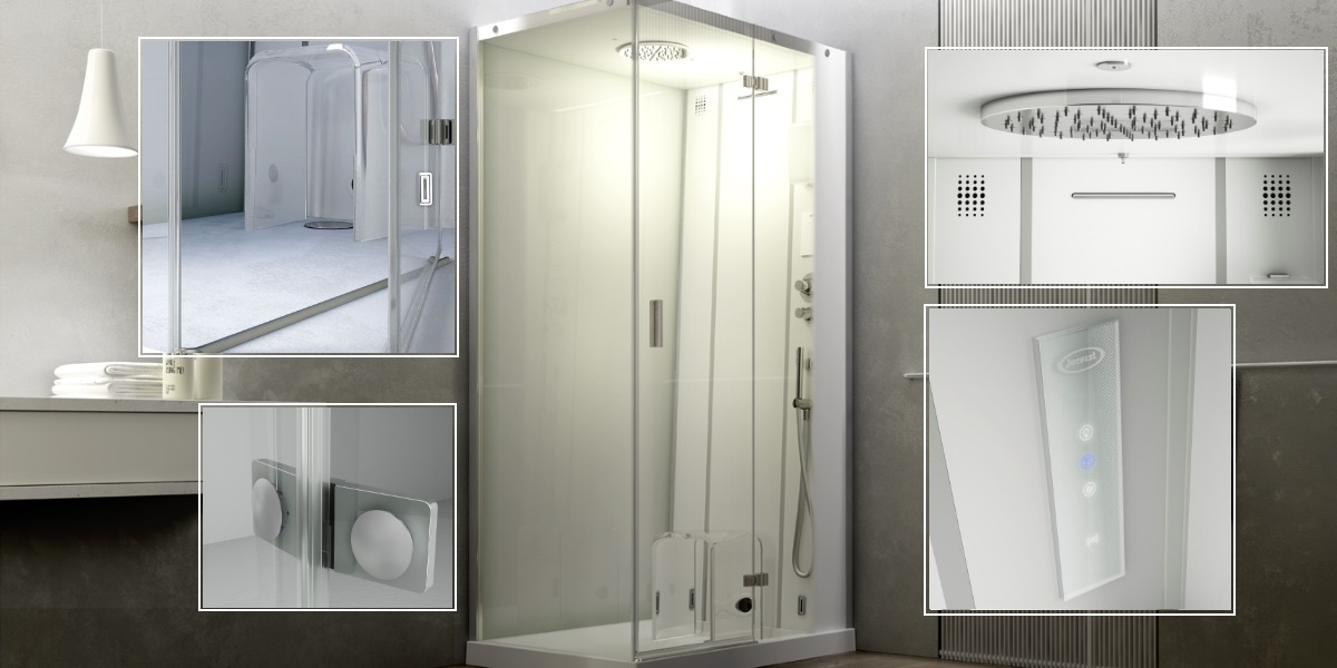 Паровая кабина Cloud 120 Base 9448-297A Sx Jacuzzi 9448297ASX - Вид №1