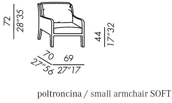 Meridiani Мягкое кресло Forrest sun-id-1389592 - Вид №5