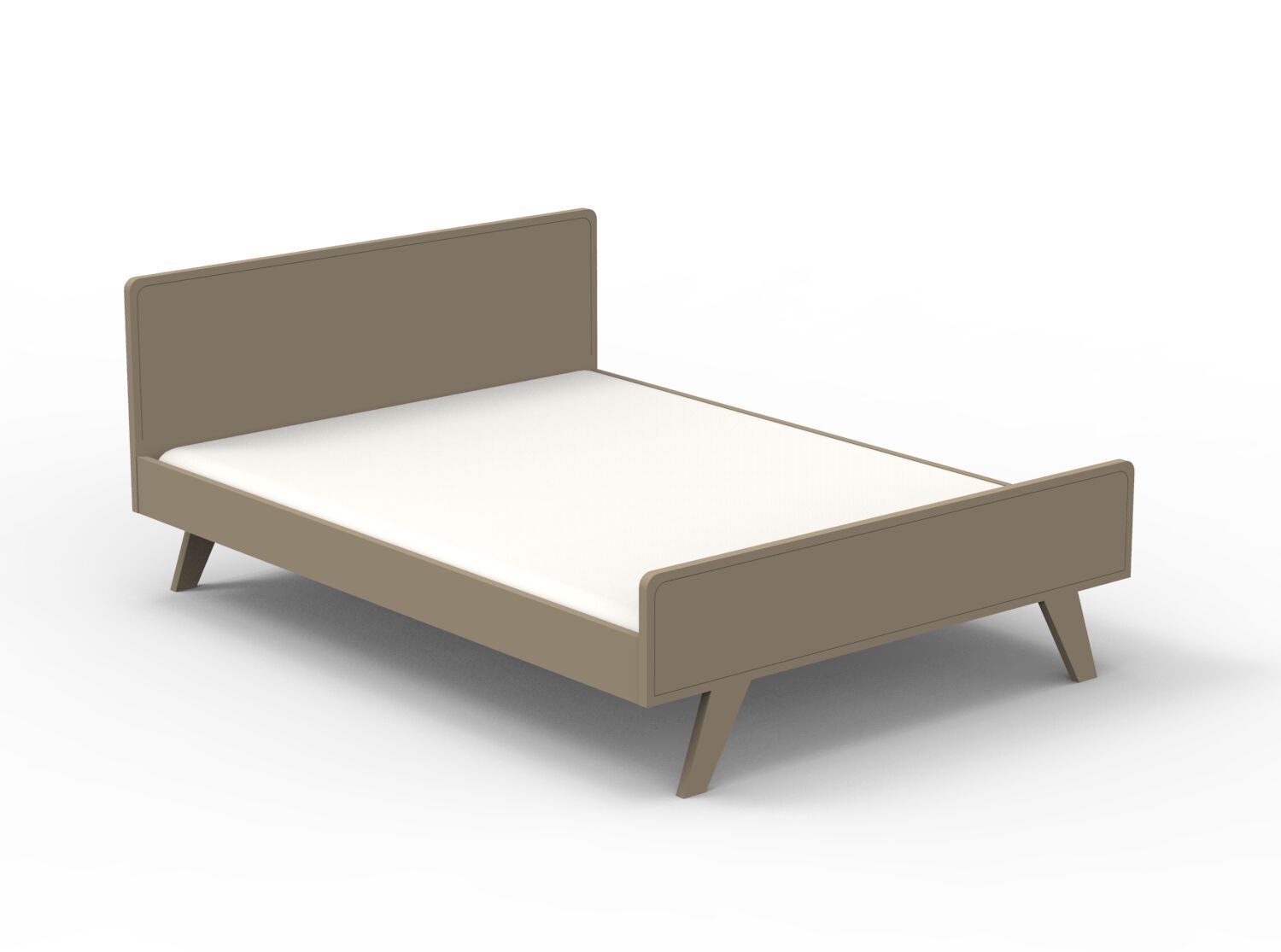 Односпальная кровать из МДФ Mathy by Bols MADAVIN ARCH-00012364 - Вид №21