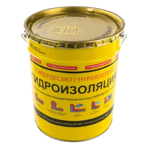 Мастика гидроизоляционная полиуретановая Alchimica Гипердесмо Классик 25 кг серый