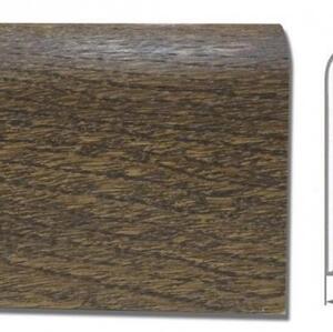 Плинтус Ashton Кембридж Шпонированный Дуб (Гладкая) 2400х83 мм.