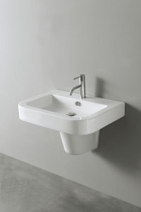 LA50/SCA Полупьедестал для раковины квадратная Neroceramica