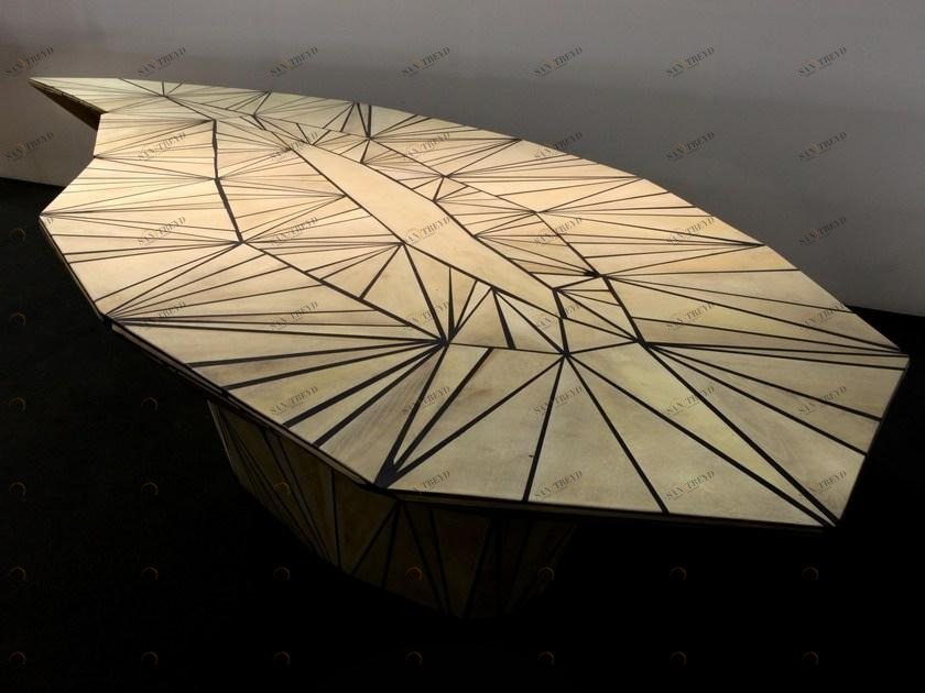 CEDRIMARTINI Стол из массива дерева Nibiru sun-id-1360602