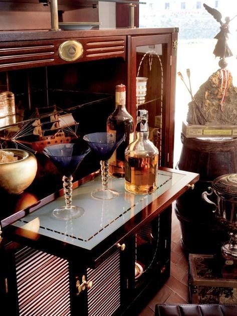 Caroti Барный шкаф из дерева и стекла  712  - Вид №1