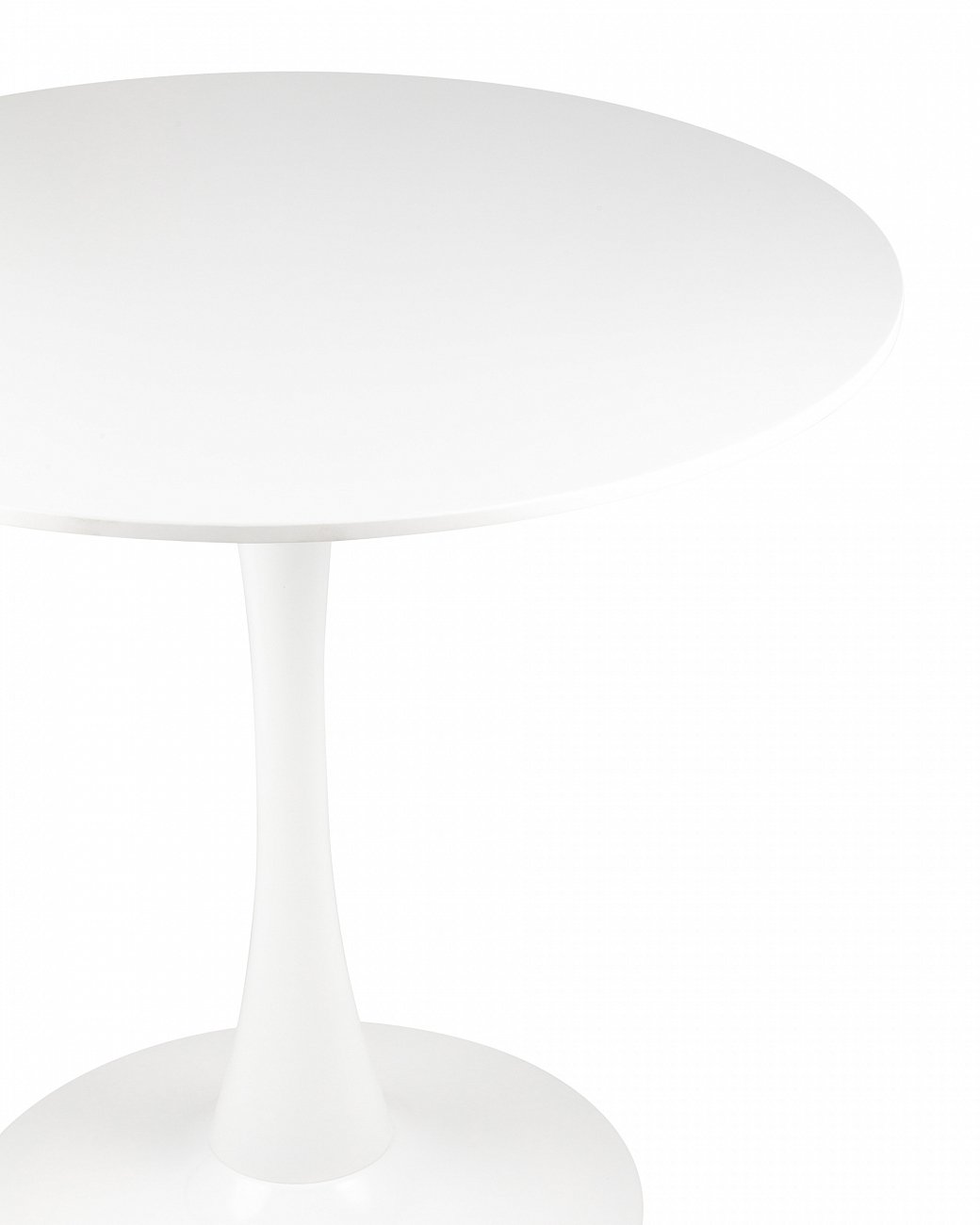 Обеденный стол круглый белый 80 см Tulip STOOL GROUP  00-3881917 Белый  - Вид №1