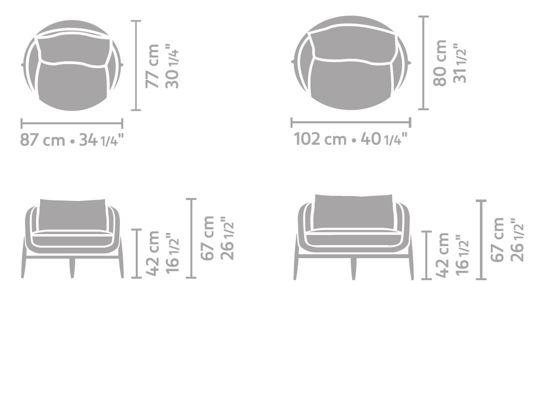Тканевое кресло с подлокотниками Linteloo Heath ARCH-00130097 - Вид №15