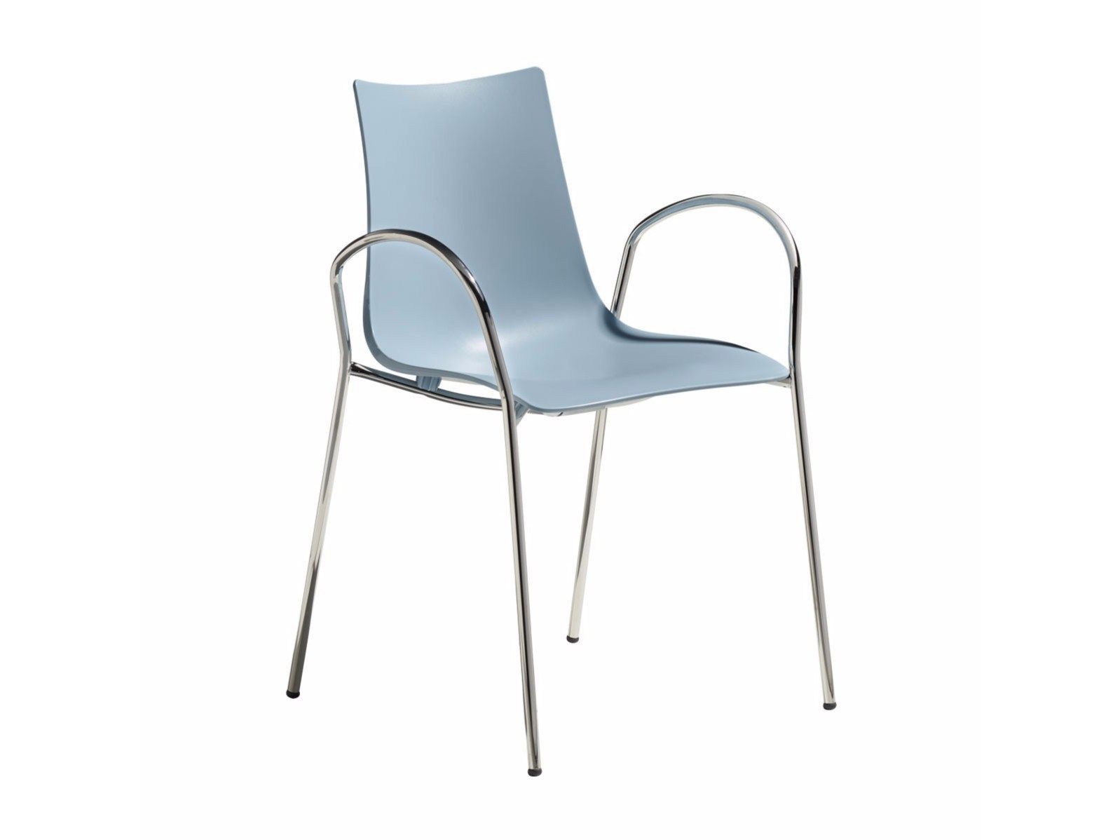 Стул из инженерного пластика с подлокотниками S-CAB Инженерный пластик Zebra ARCH-00001573 - Вид №4