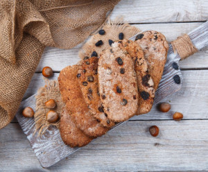 2150 Лепёшки из пророщенного зерна "Пшеничные с сухофруктами, ассорти" Вкусляндия