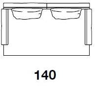 Frigerio Salotti Диван из ткани Kimono sun-id-1463834 - Вид №5