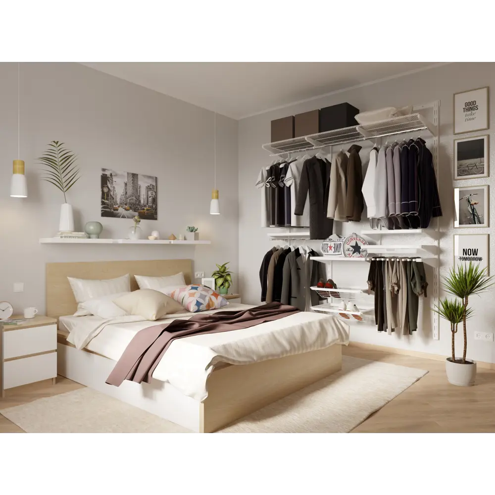 Короб Spaceo 310x310x310 мм, 29.8 л, полиэстер, цвет коричневый STLM-2046537 - Вид №3