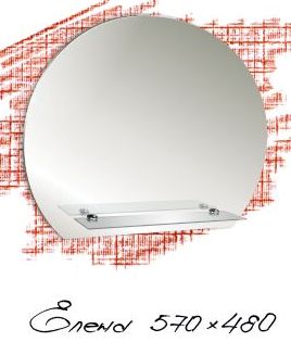 Зеркало Елена 570х480 (035) Елена МИР ЗЕРКАЛ 2322422 - Вид №1